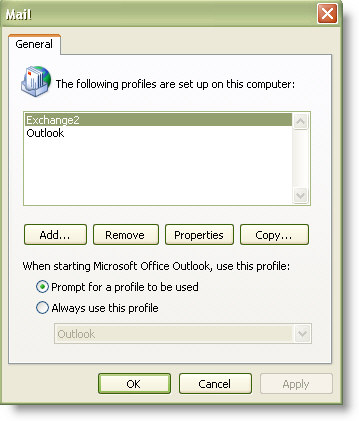 Outlook Profile Auto Complete Restore